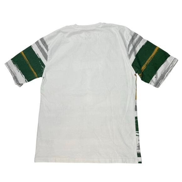 Portland Timbers Youth XL MLS Tee Green Gold Striped Soccer Fan Shirt - Picture 2 of 7